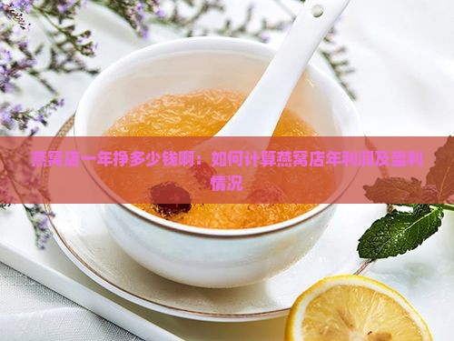 燕窝店一年挣多少钱啊：如何计算燕窝店年利润及盈利情况