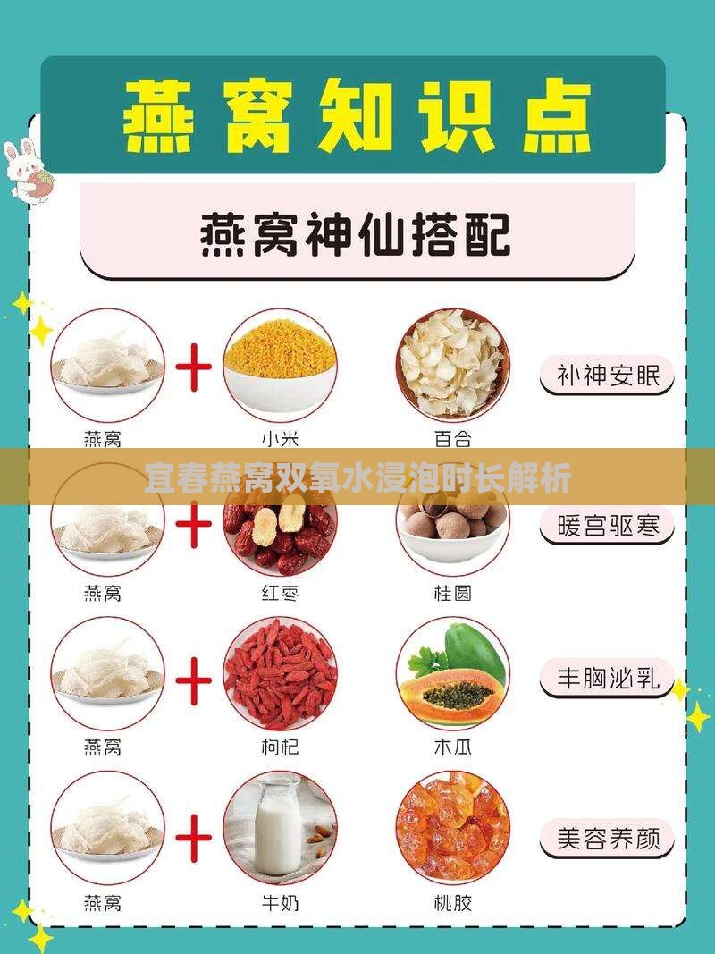 宜春燕窝双氧水浸泡时长解析