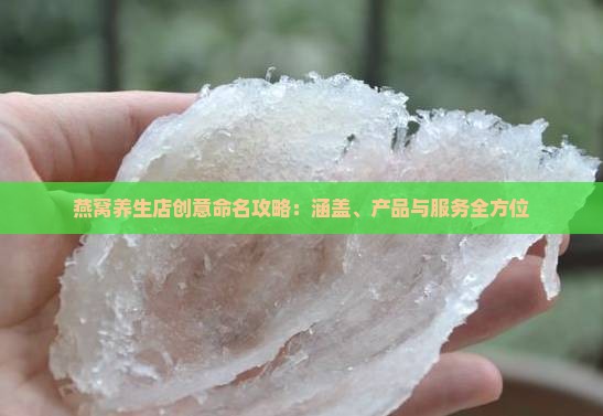 燕窝养生店创意命名攻略：涵盖、产品与服务全方位