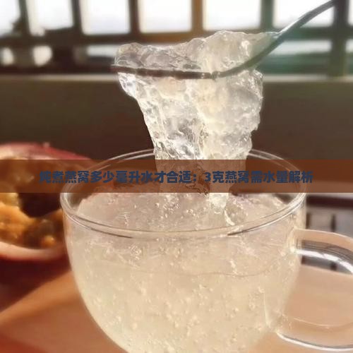 炖煮燕窝多少毫升水才合适：3克燕窝需水量解析