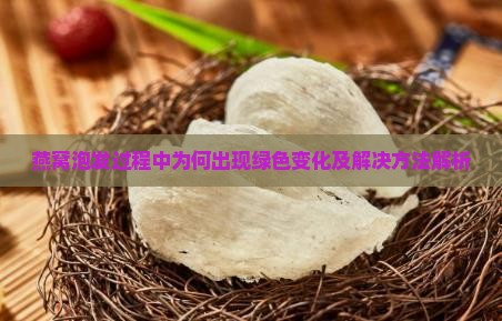 燕窝泡发过程中为何出现绿色变化及解决方法解析