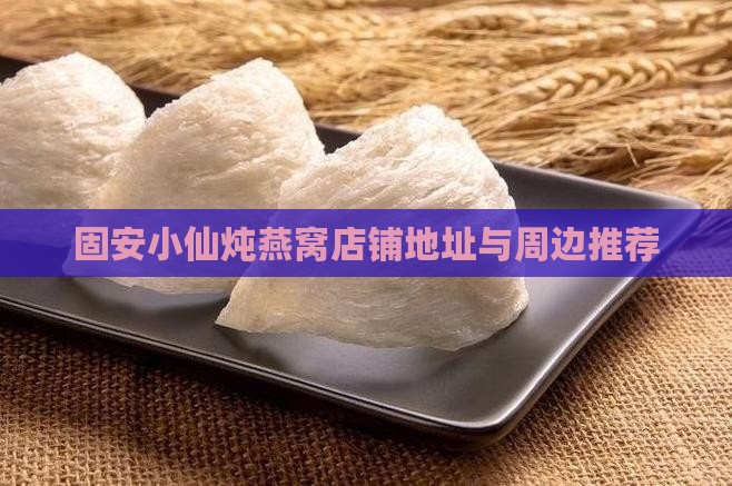 固安小仙炖燕窝店铺地址与周边推荐