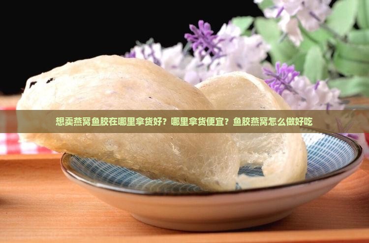 想卖燕窝鱼胶在哪里拿货好？哪里拿货便宜？鱼胶燕窝怎么做好吃