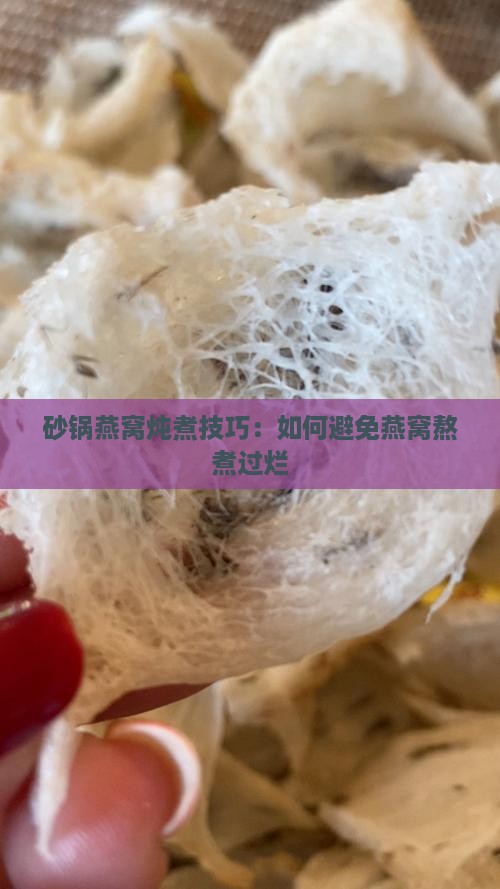 砂锅燕窝炖煮技巧：如何避免燕窝熬煮过烂