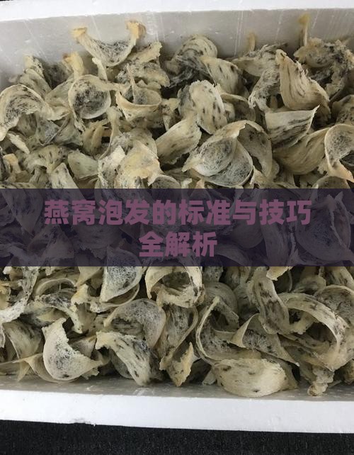 燕窝泡发的标准与技巧全解析