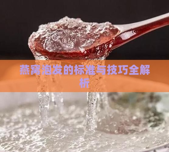 燕窝泡发的标准与技巧全解析