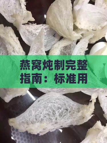 燕窝炖制完整指南：标准用量与详细步骤解析