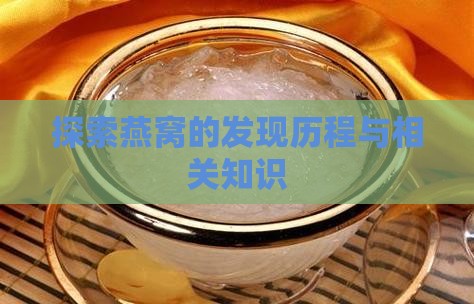 探索燕窝的发现历程与相关知识
