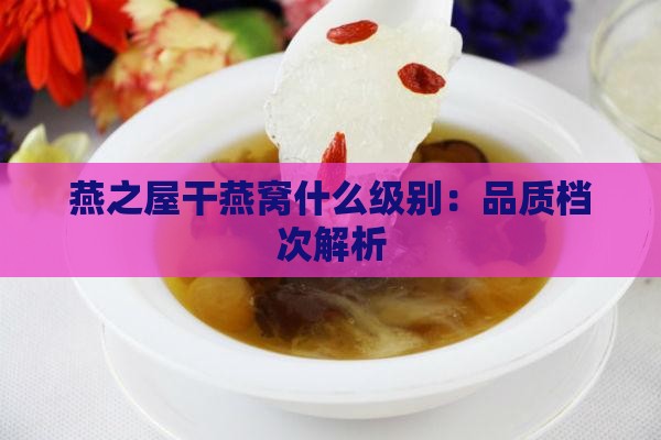 燕之屋干燕窝什么级别：品质档次解析