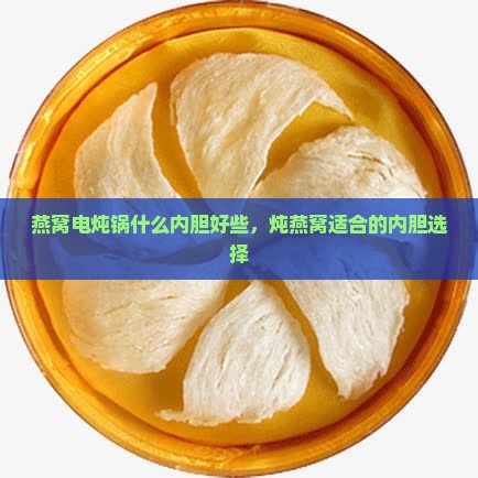 燕窝电炖锅什么内胆好些，炖燕窝适合的内胆选择
