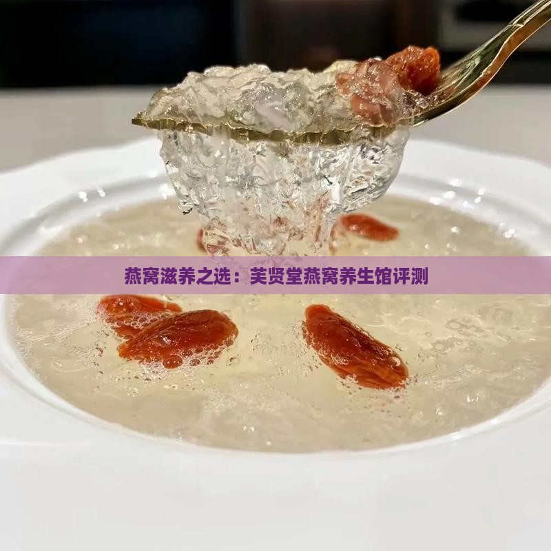 燕窝滋养之选：芙贤堂燕窝养生馆评测