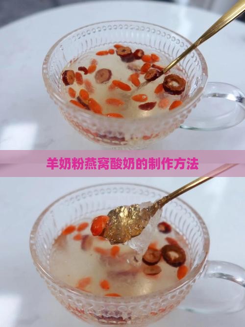 羊奶粉燕窝酸奶的制作方法