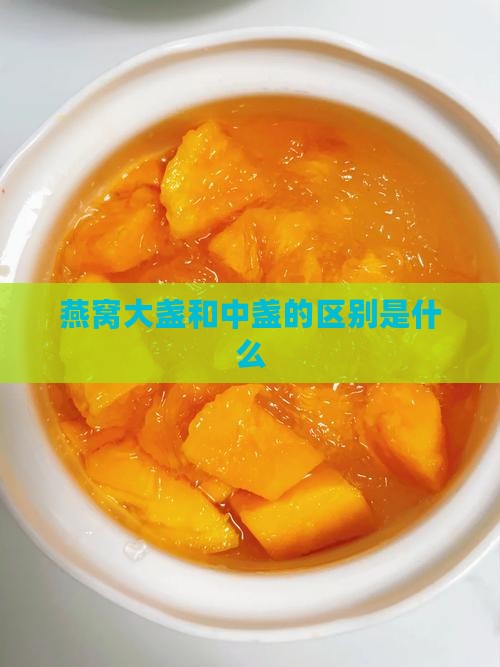 燕窝分大盏中盏什么意思