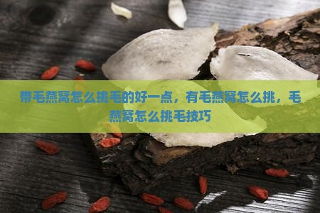 带毛燕窝怎么挑毛的好一点