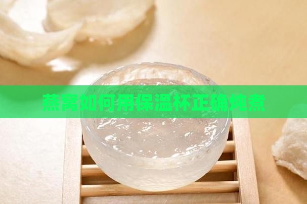 王蓉燕窝保温杯里怎么煮 王蓉燕窝保温杯里怎么煮