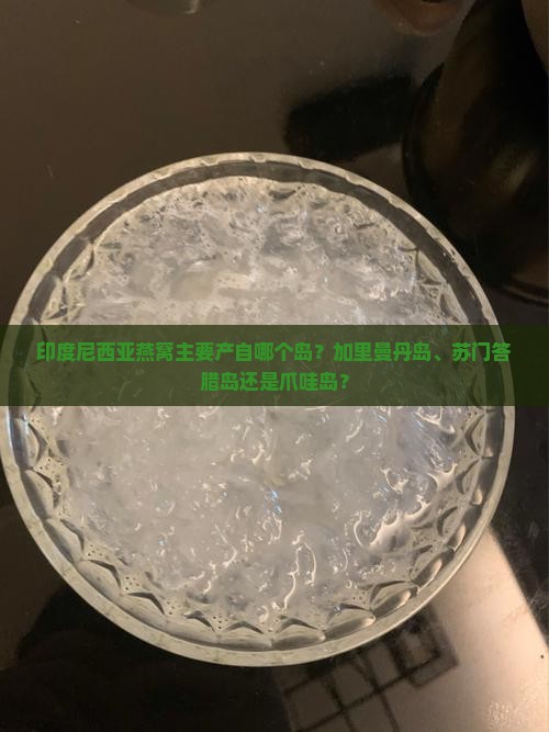 印度尼西亚燕窝在什么岛