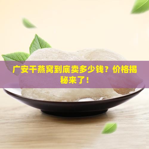 广安干燕窝零售价多少