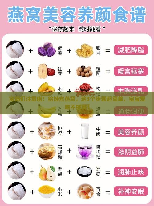 燕窝怎么煮儿童喝最好
