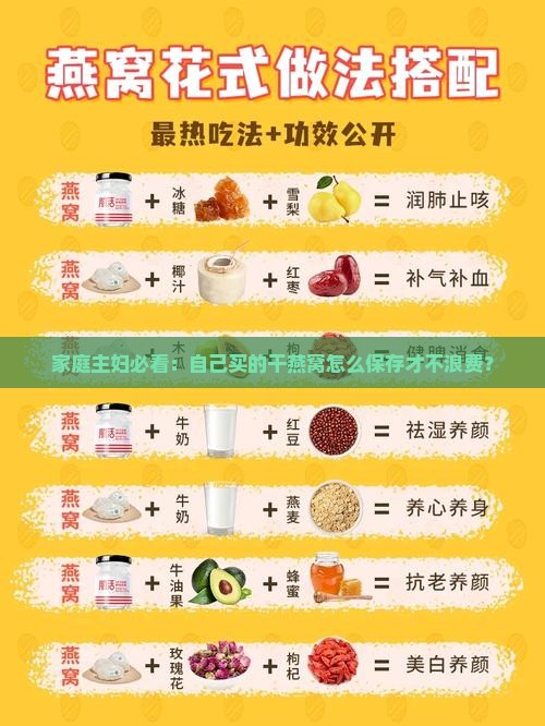 自己买干燕窝怎么保存好 自己买干燕窝怎么保存好