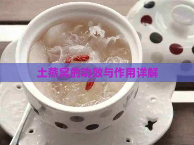 土燕窝的功效与作用详解