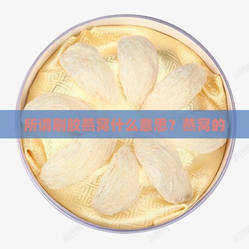 所谓刷胶燕窝什么意思？燕窝的