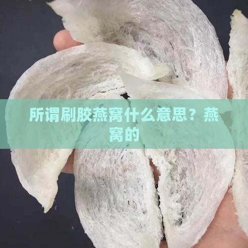 所谓刷胶燕窝什么意思？燕窝的