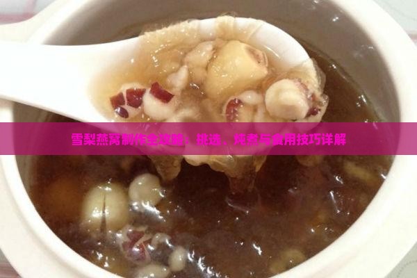 雪梨燕窝制作全攻略：挑选、炖煮与食用技巧详解