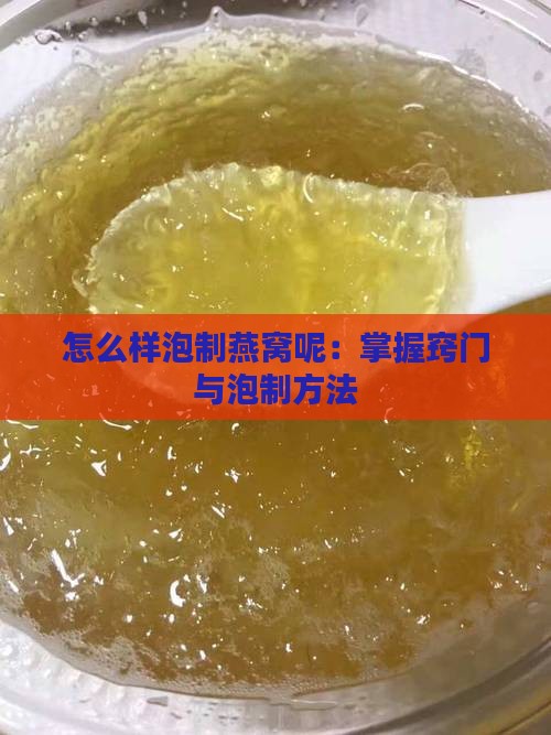 怎么样泡制燕窝呢：掌握窍门与泡制方法
