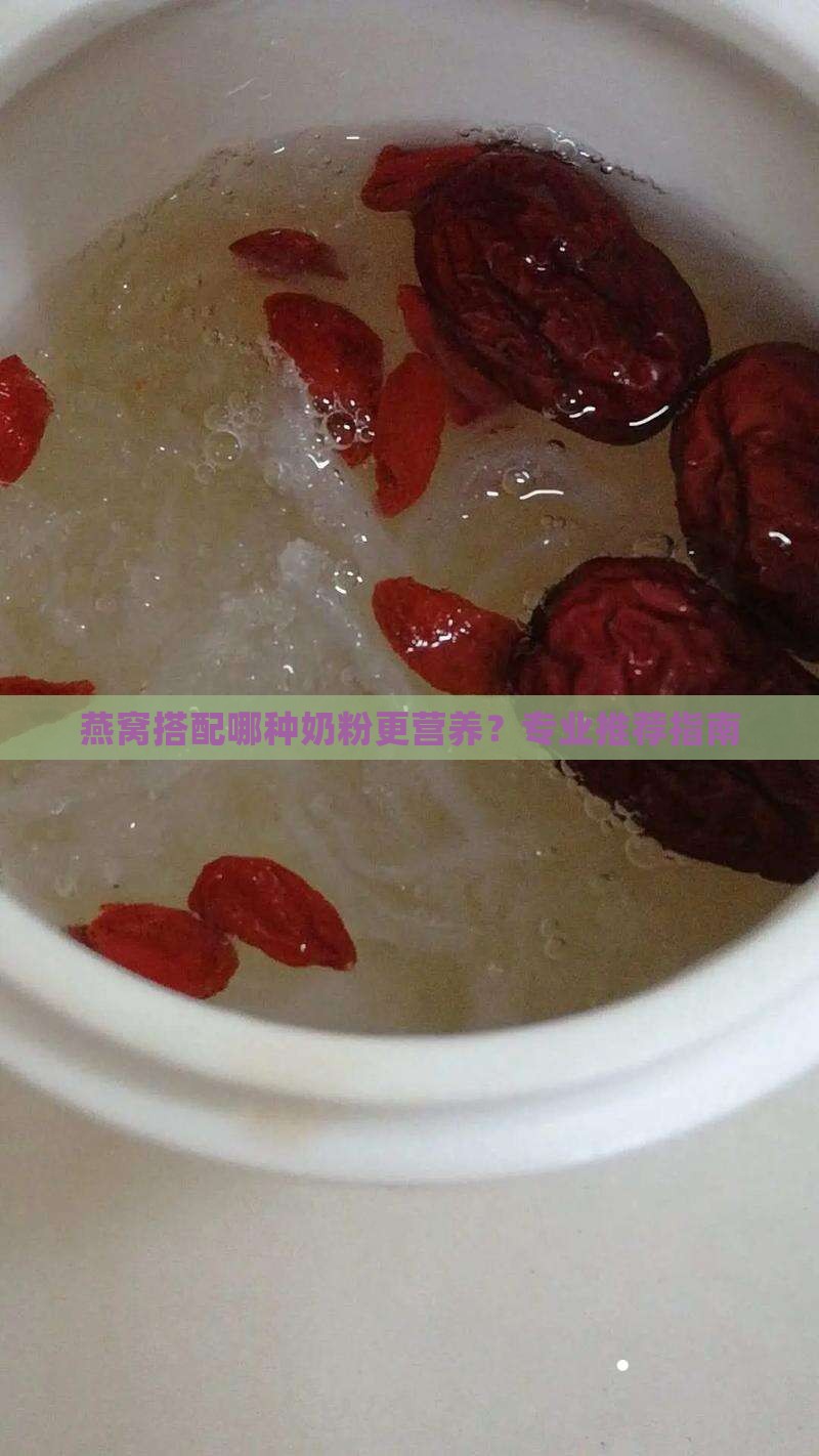 燕窝搭配哪种奶粉更营养？专业推荐指南