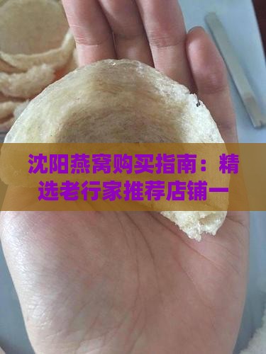 沈阳燕窝购买指南：精选老行家推荐店铺一览