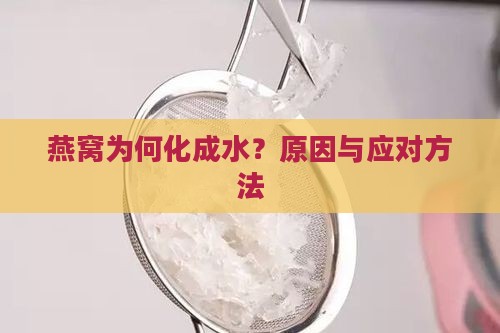 燕窝为何化成水？原因与应对方法