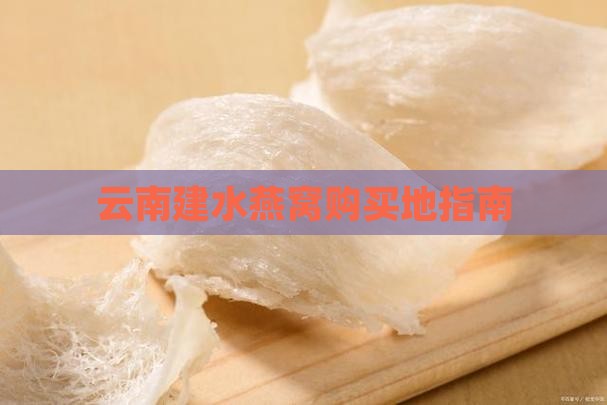 云南建水燕窝购买地指南