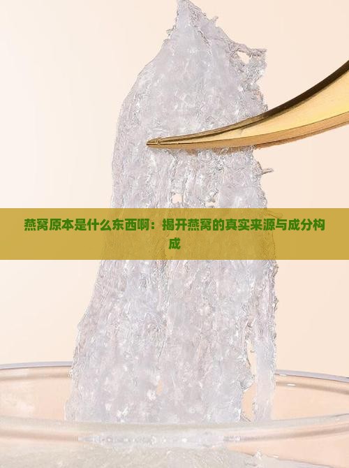 燕窝原本是什么东西啊：揭开燕窝的真实来源与成分构成