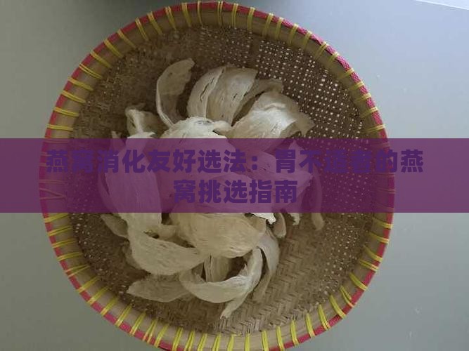 燕窝消化友好选法：胃不适者的燕窝挑选指南