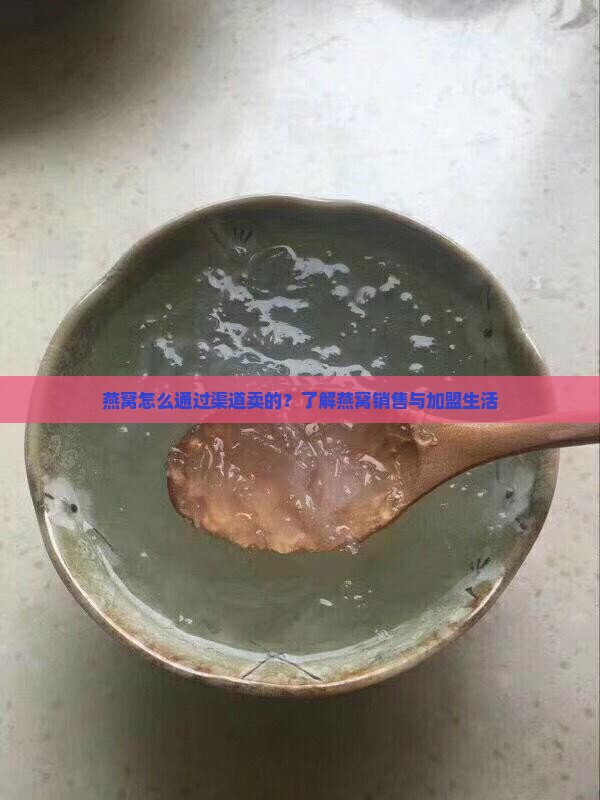 燕窝怎么通过渠道卖的？了解燕窝销售与加盟生活