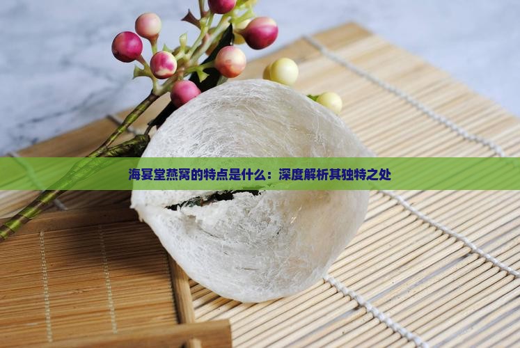 海宴堂燕窝的特点是什么：深度解析其独特之处