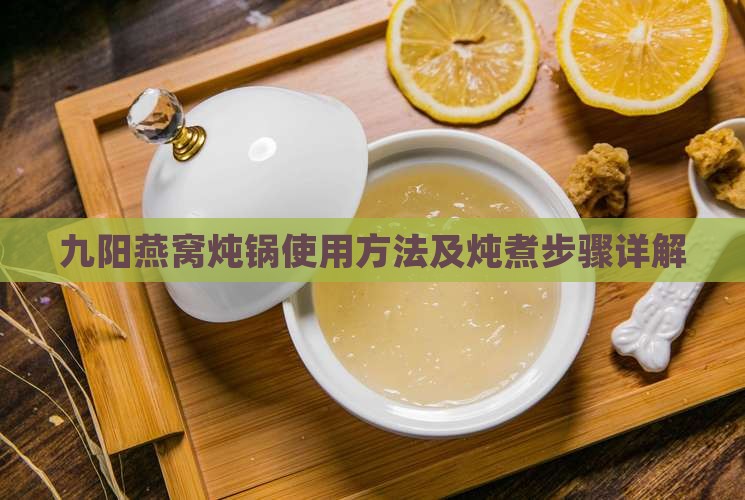 九阳燕窝炖锅使用方法及炖煮步骤详解