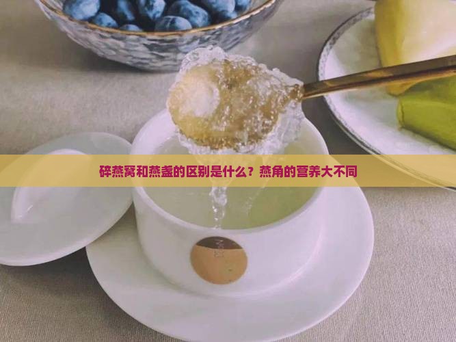 碎燕窝和燕盏的区别是什么？燕角的营养大不同