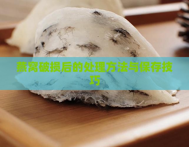 燕窝破损后的处理方法与保存技巧