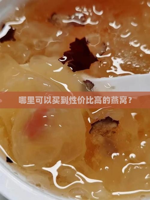 哪里可以买到性价比高的燕窝？