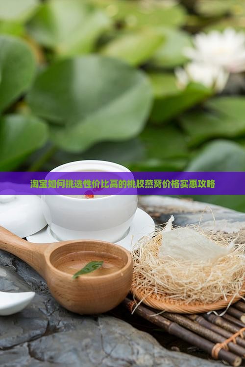 淘宝如何挑选性价比高的桃胶燕窝价格实惠攻略