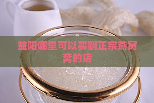 益阳哪里可以买到正宗燕窝窝的店