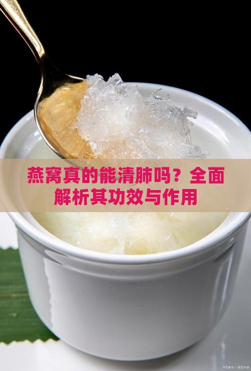 燕窝真的能清肺吗？全面解析其功效与作用