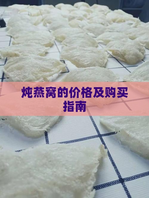 炖燕窝的价格及购买指南