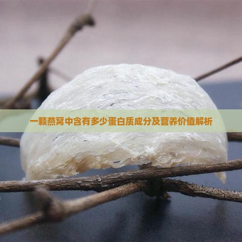 一颗燕窝中含有多少蛋白质成分及营养价值解析