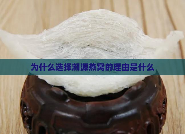 为什么选择溯源燕窝的理由是什么
