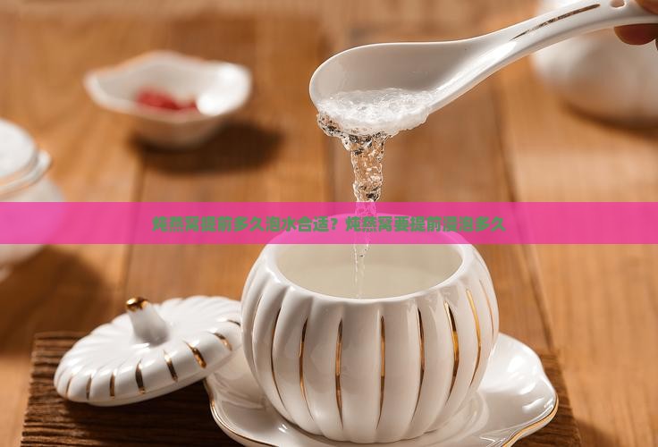 炖燕窝提前多久泡水合适？炖燕窝要提前浸泡多久