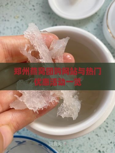 郑州燕窝团购网站与热门优惠活动一览
