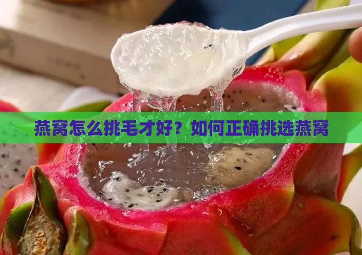 燕窝怎么挑毛才好？如何正确挑选燕窝