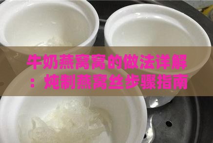 牛奶燕窝窝的做法详解：炖制燕窝丝步骤指南
